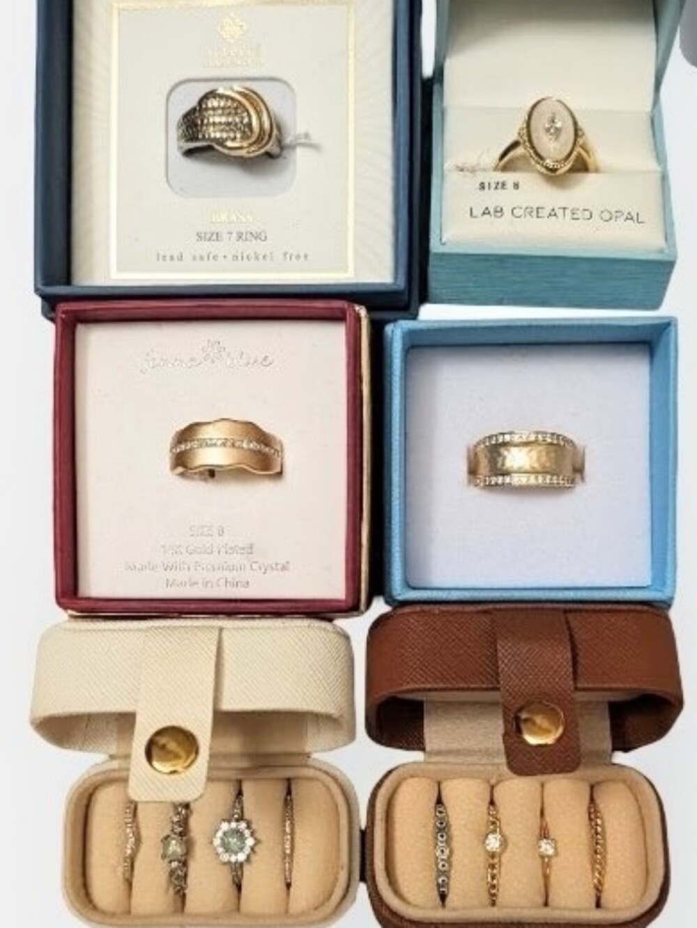 La Meno, atterri, Rachel Zoe 12pc Ring Lot